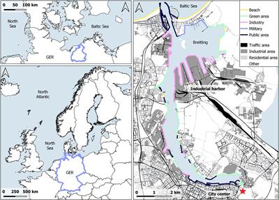 Combined Approaches to Predict Microplastic Emissions Within an Urbanized Estuary (Warnow, Southwestern Baltic Sea)